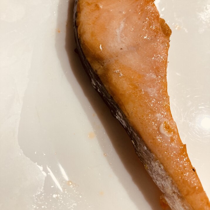 美味しい鮭のバター味噌焼き！